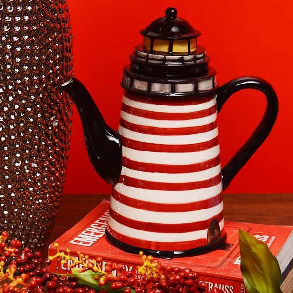LIGHTING HOUSE TEAPOT