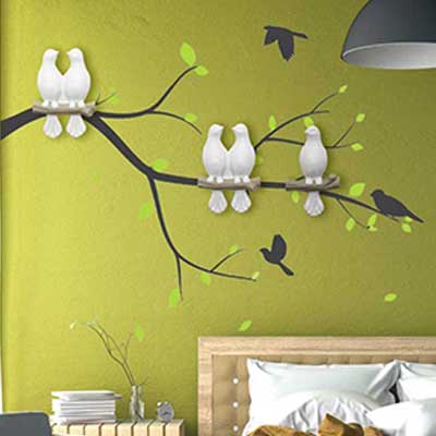 Resting Pigeons Wall Sculptures Wall Sculptures