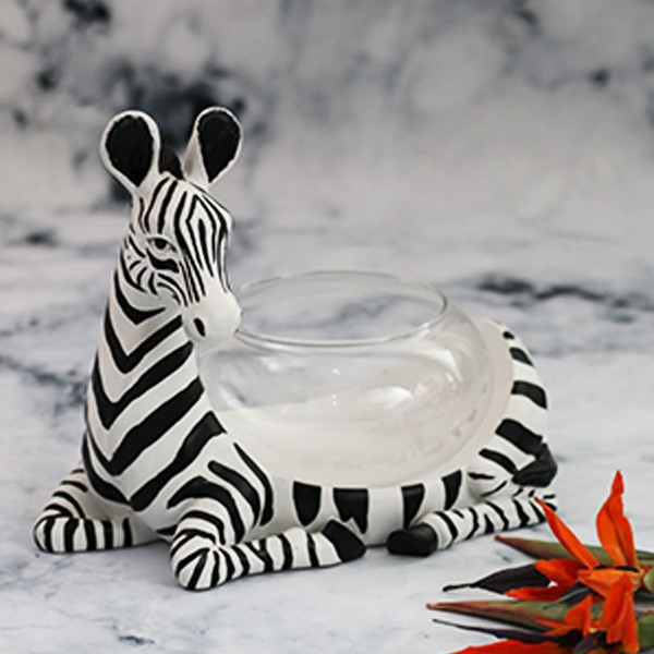 Zebra Decorative Bowl Funky sculptures