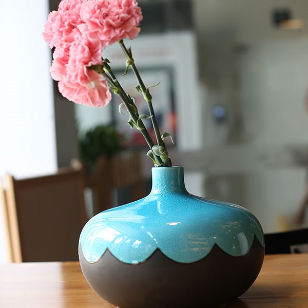 Blue Perry Vase Classy Vases