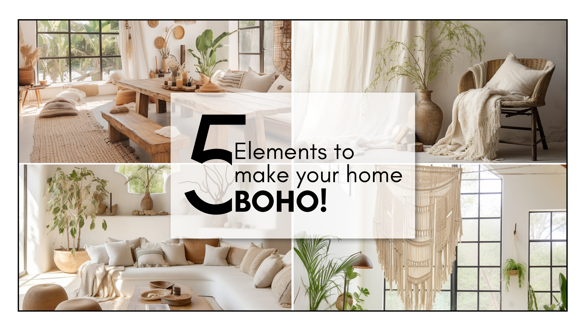 Embrace Boho Vibes: 5 Ways to Transform Your Home