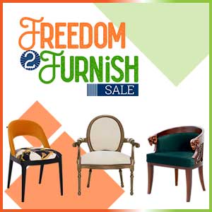 Independence Day Celebration with Bent Chair
