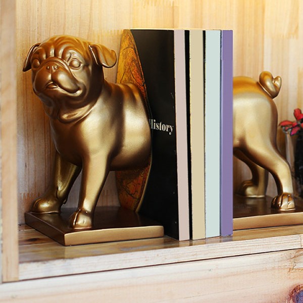 Pug Bookends