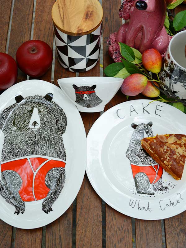 The Lazy Bear Plate