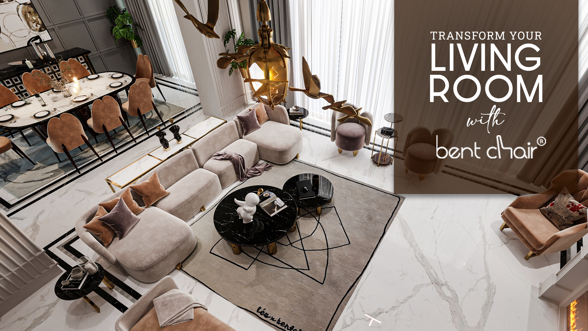 Transform Your Living Room with Bent Chair