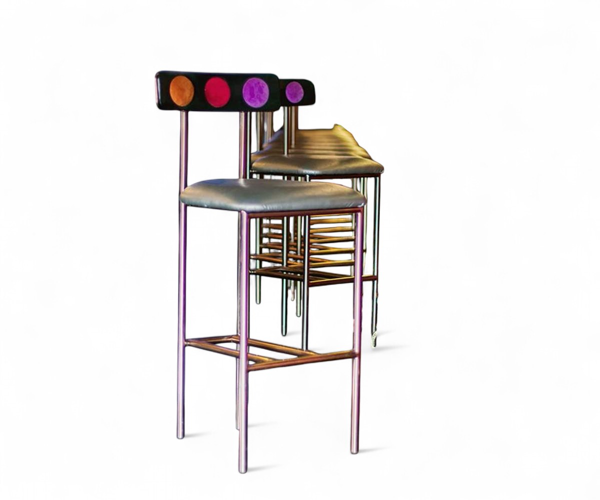 Pewter Bar Chair 4