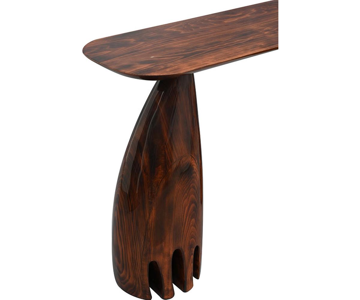 S & N Ebony Ash Console 5