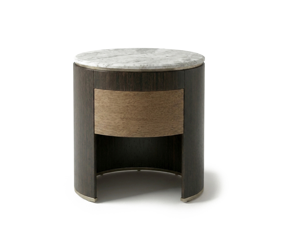 Obsidian Bedside Table - Resort 3