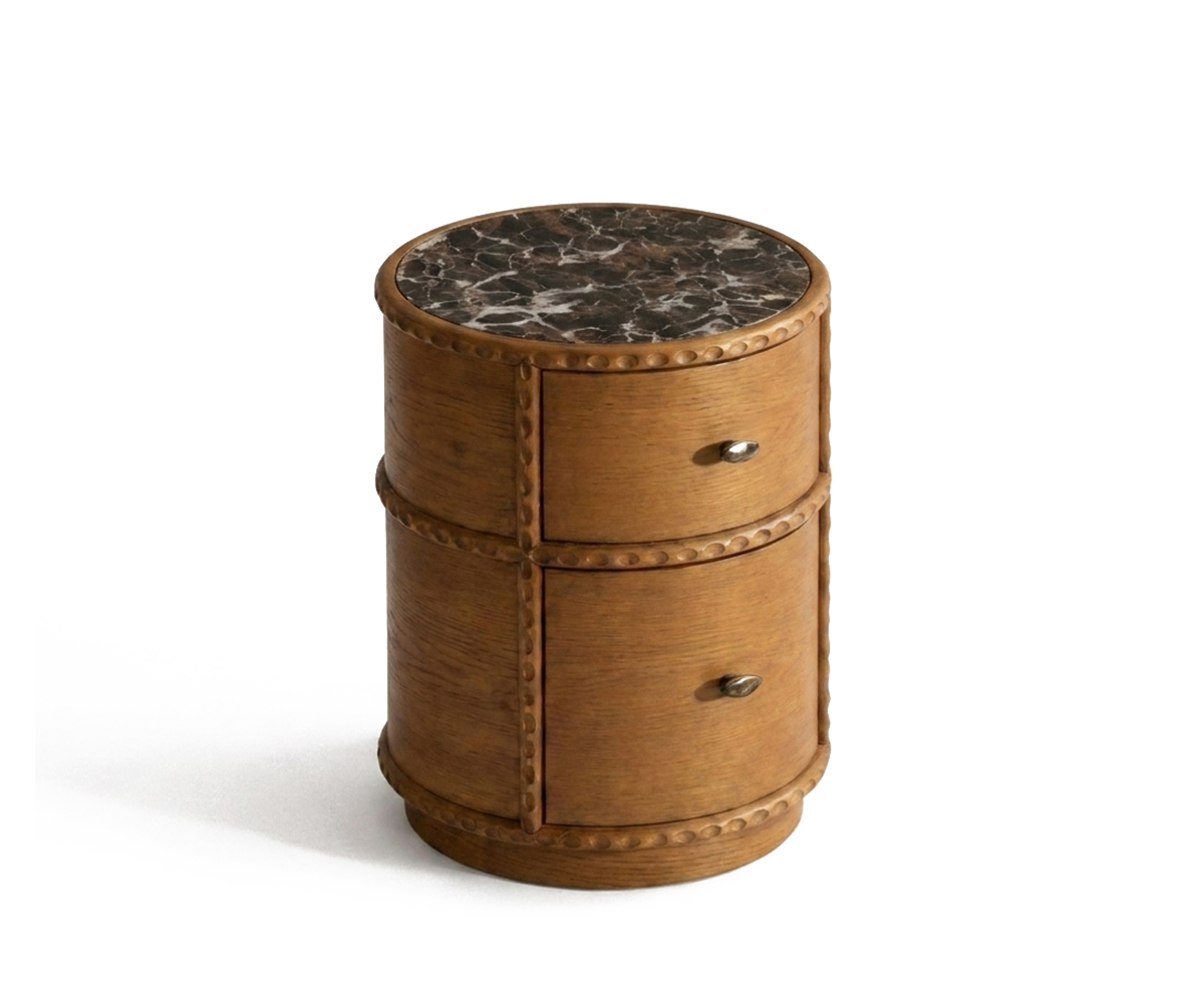 Barrel Bedside Table - Resort 2