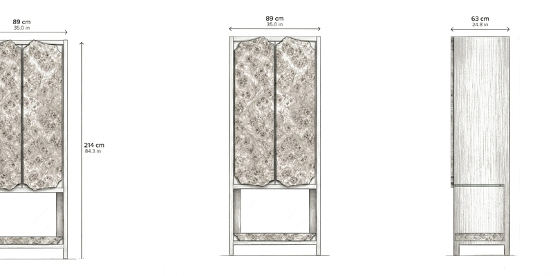 Aeris Elegance Closet - Resort dimensions