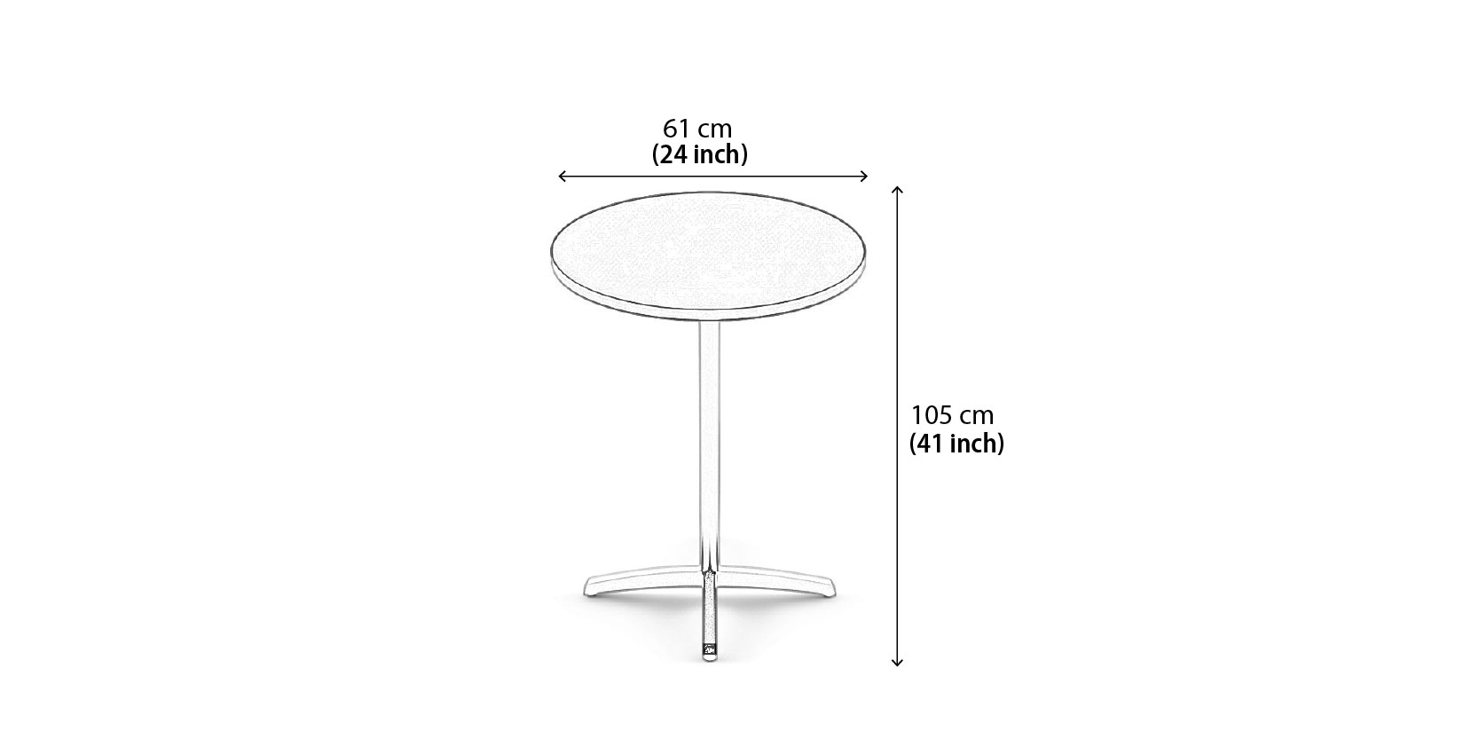 Anchor Bar Table dimensions