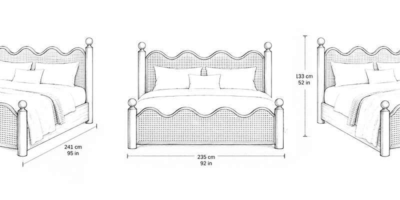 Dreamliner Bed - Resort dimensions