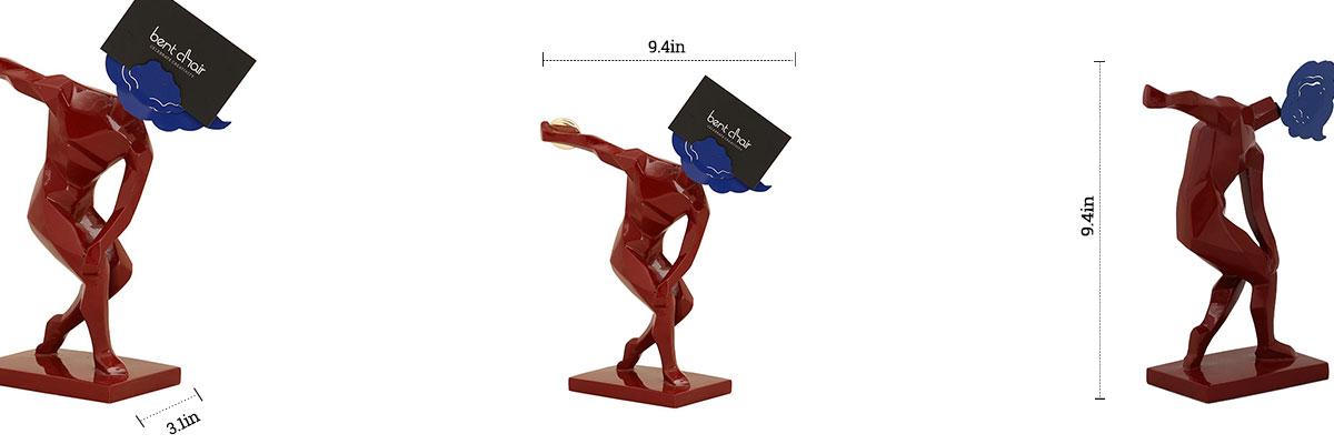 The Discobulus Cardholder - Resort dimensions