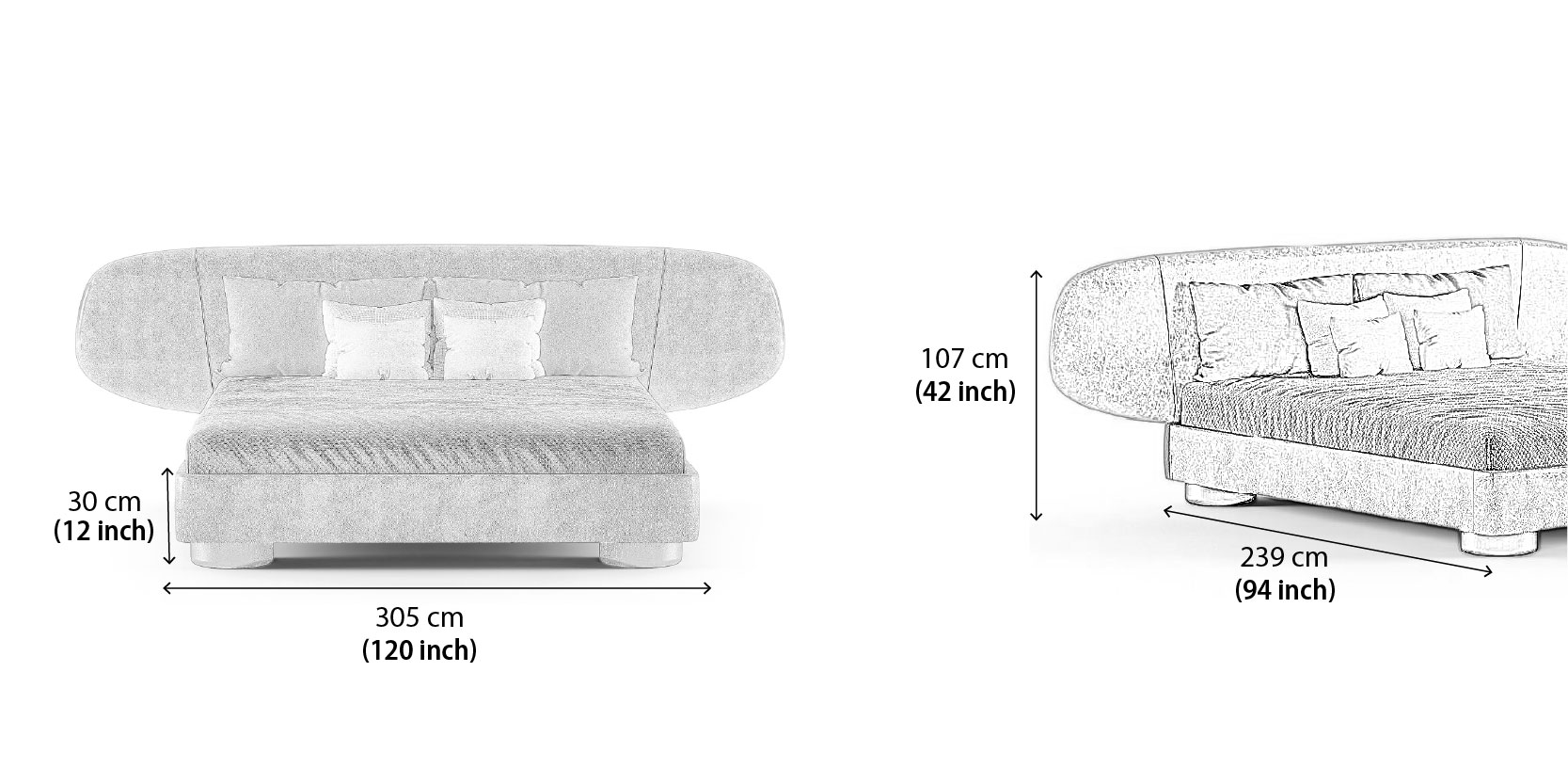 Halo Bed dimensions