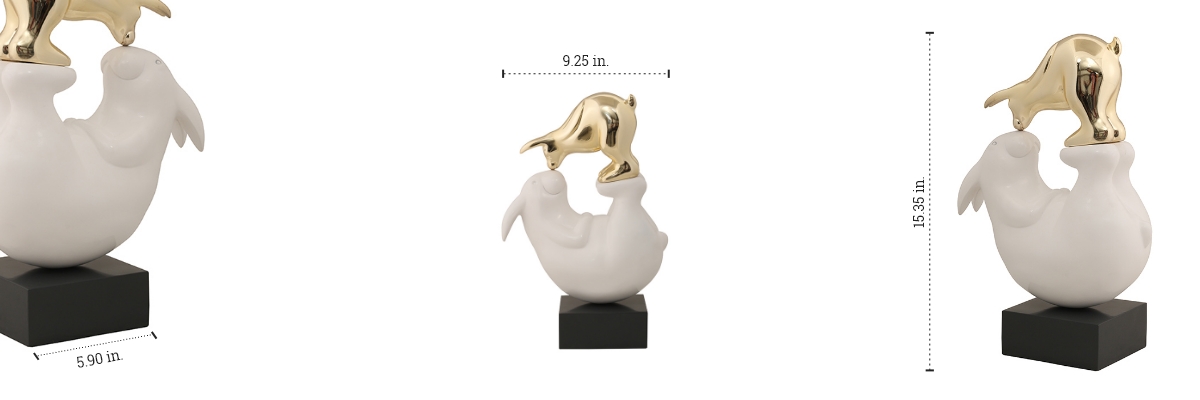 Playing Bunnies Sculpture dimensions