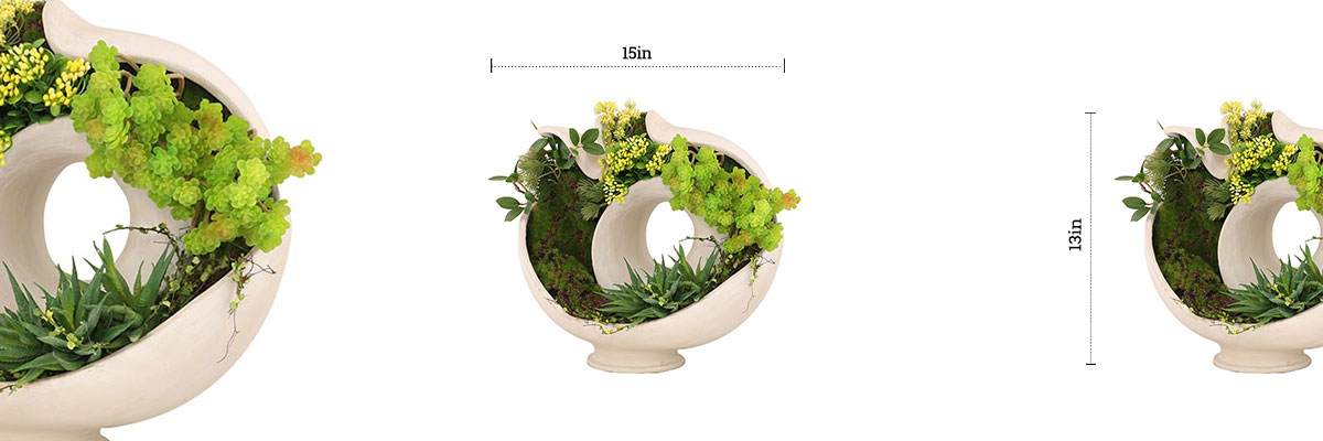 Vegetative Garland dimensions