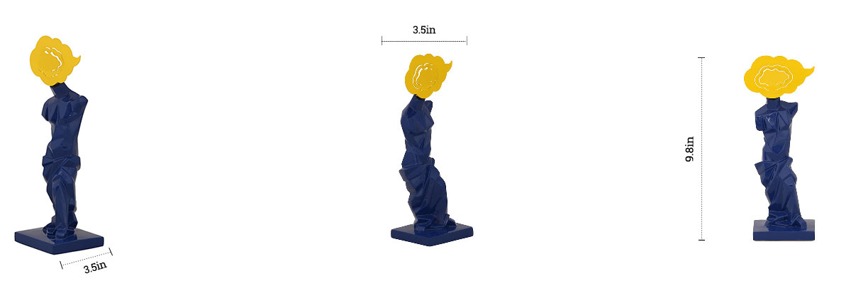 Venus De Milo Cardholder dimensions
