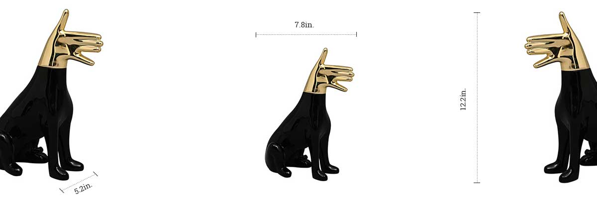 Black Doberman dimensions