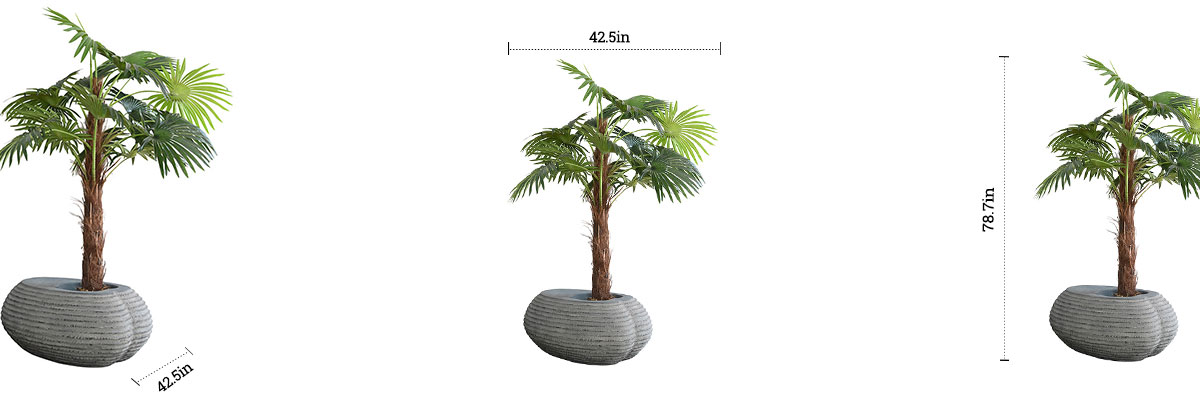 Macetero Planter dimensions