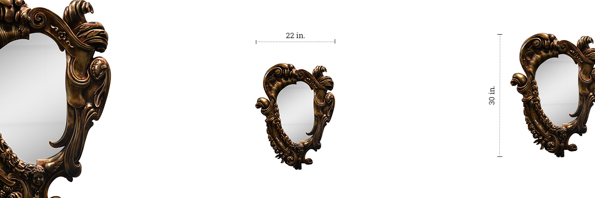 Ornate Mirror dimensions