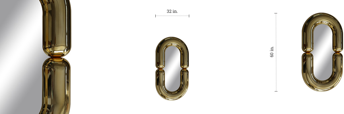 Golden Zen Mirror dimensions