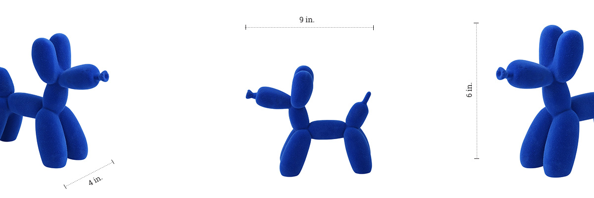 Blue Twister Balloon dimensions