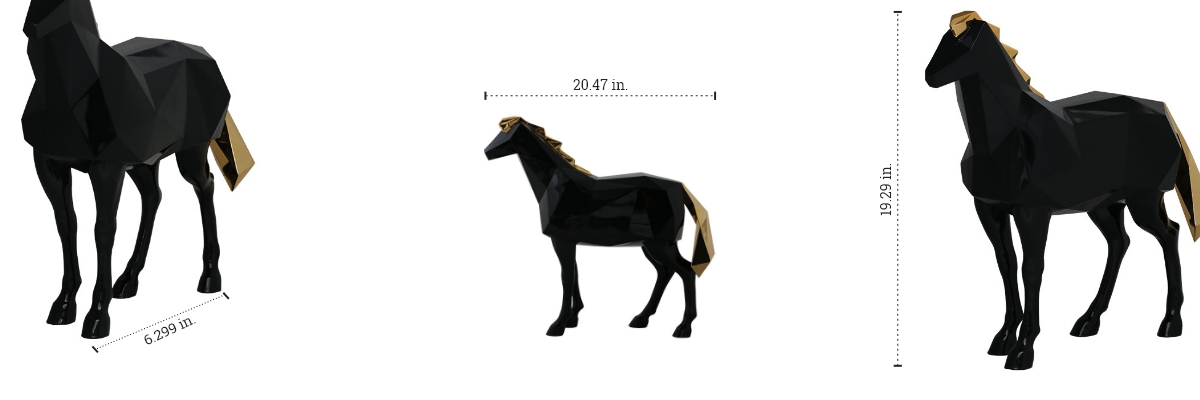 Pony Sculpture dimensions