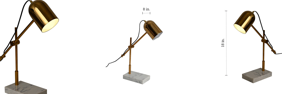 Luna Table Lamp dimensions