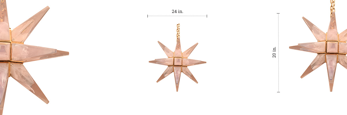 Stellar Ceiling Light dimensions