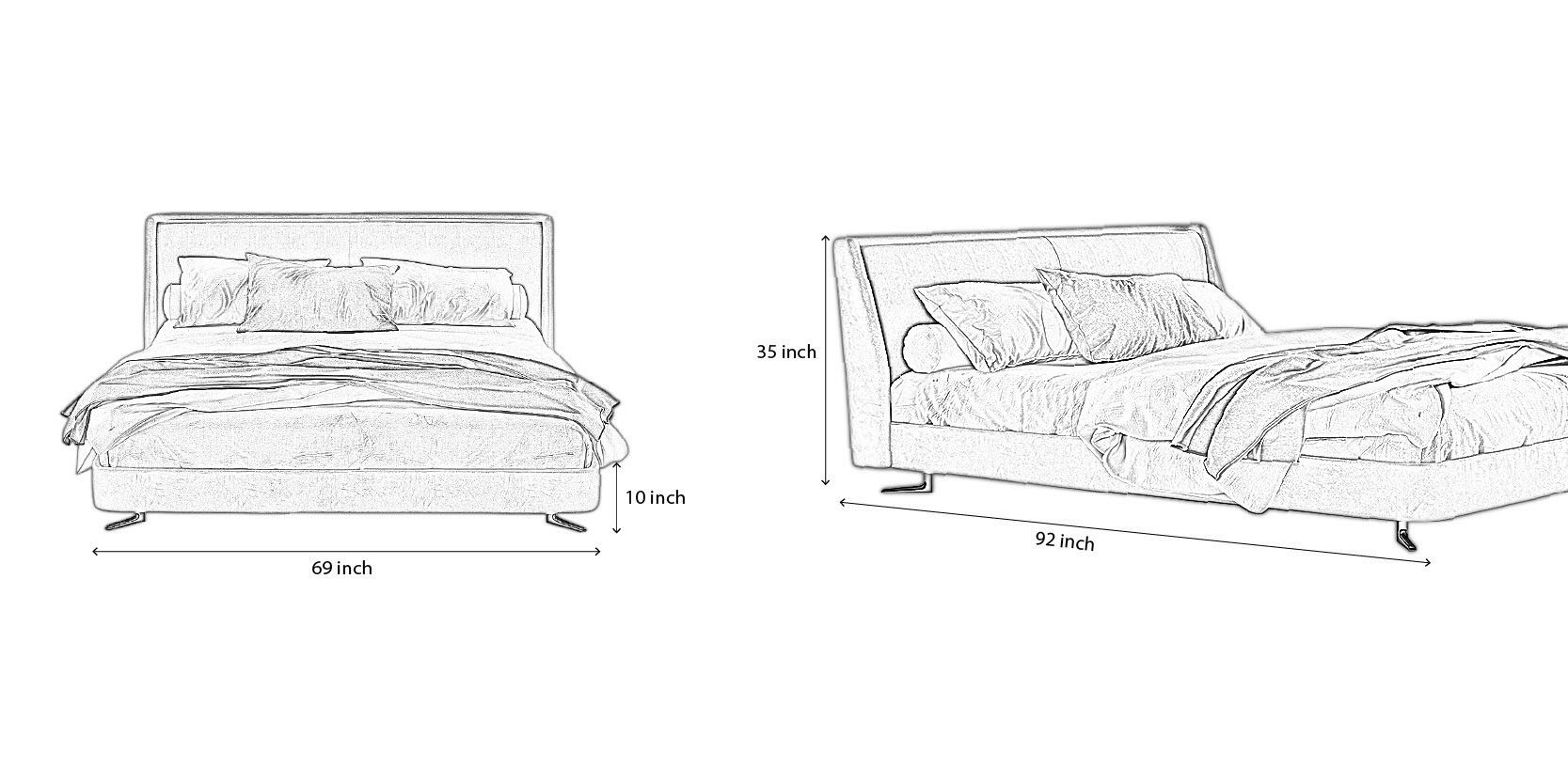 The Winston Bed dimensions