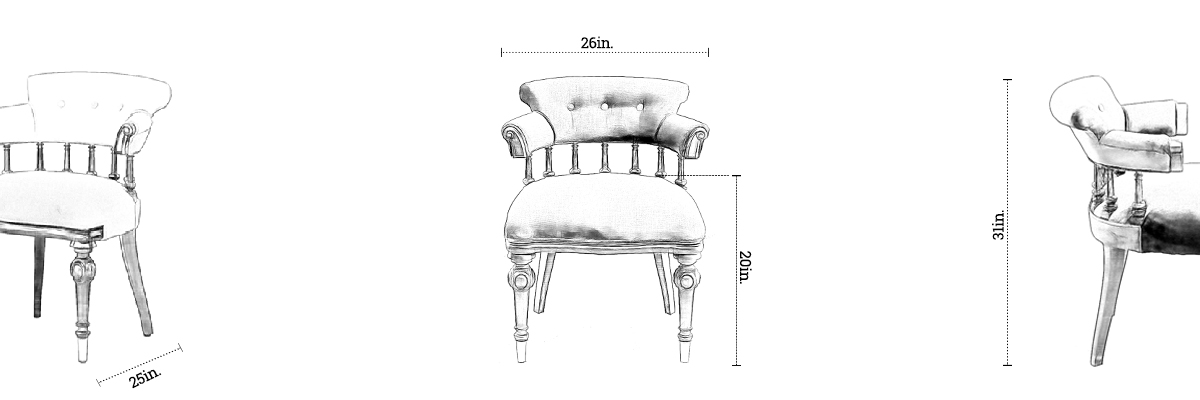 Nayila Chair dimensions