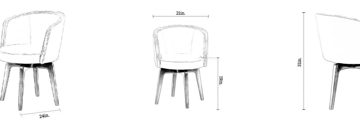 Turner Chair dimensions