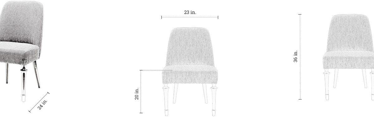 Erving Chair dimensions