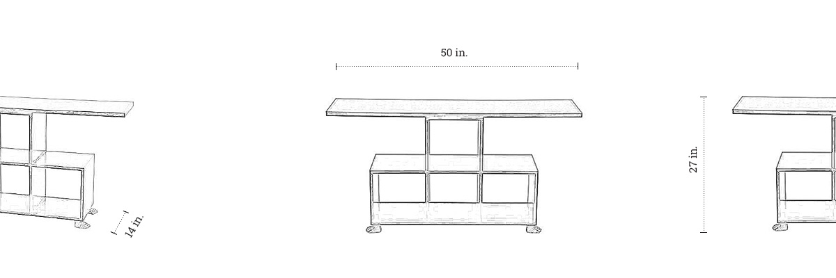 Barrow Console Table dimensions