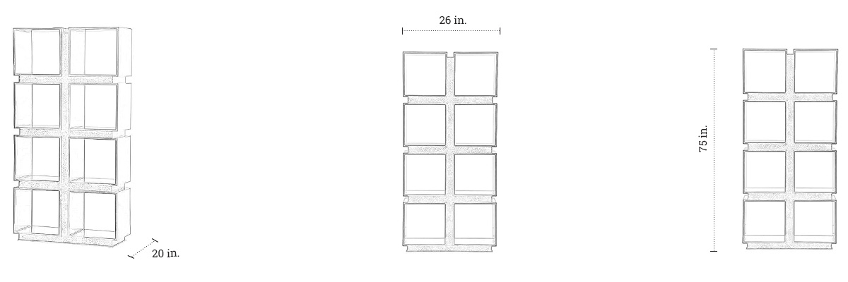 Carter Display Unit dimensions