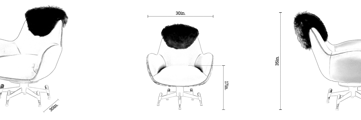 Swoon Chair dimensions