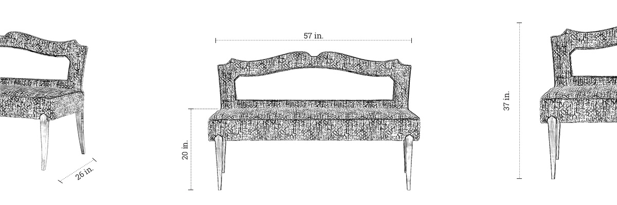 Alvin Sofa dimensions