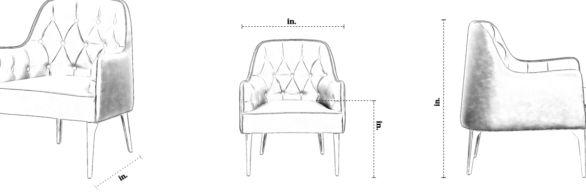 Dudeley Chair dimensions