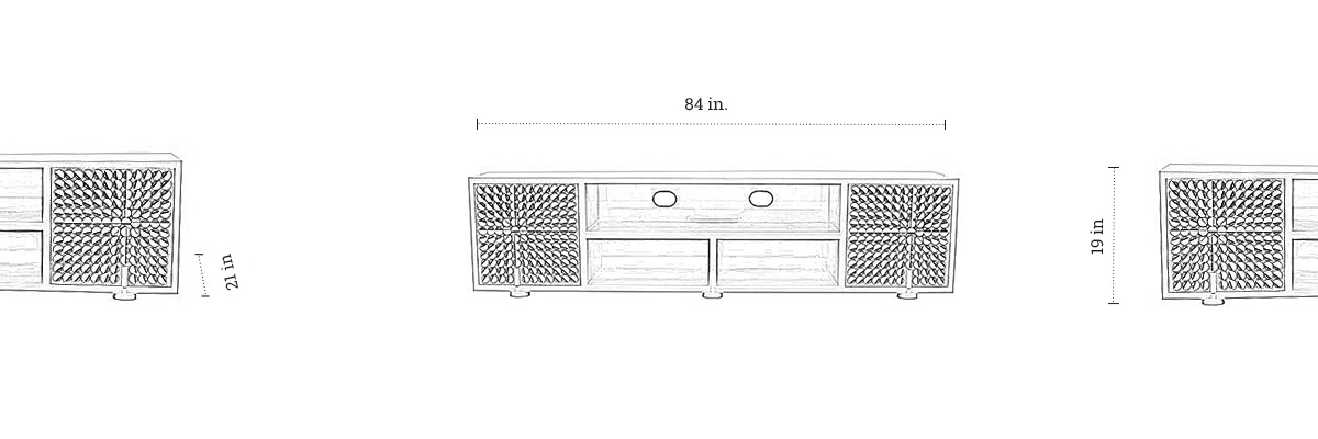 Agnes TV Unit dimensions