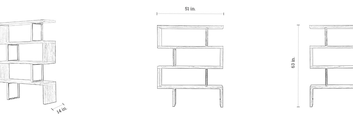 Harper Display Unit dimensions