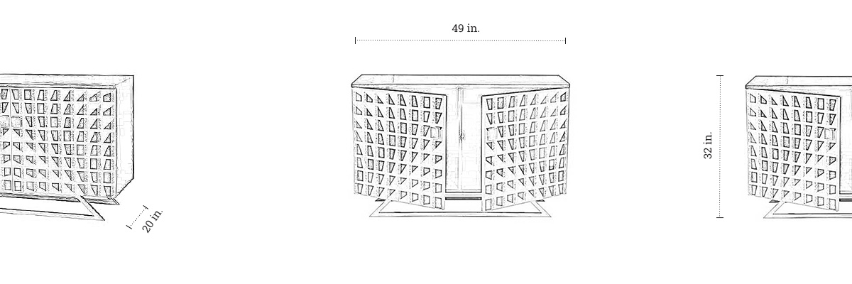 Stennis Sideboard dimensions