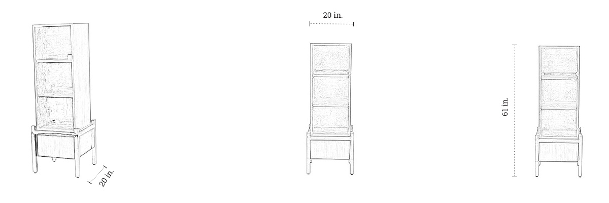 Maren Display Unit dimensions