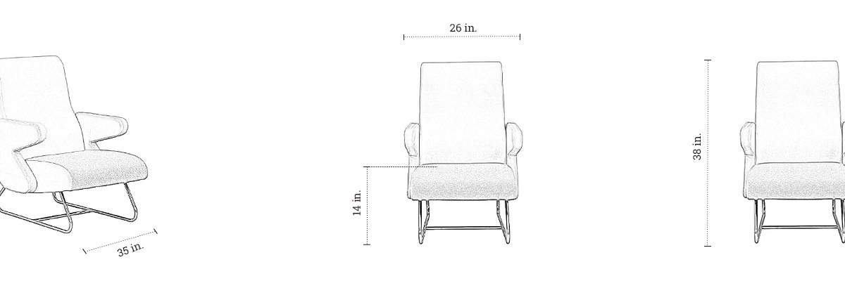 Worrel Relaxing Chair dimensions