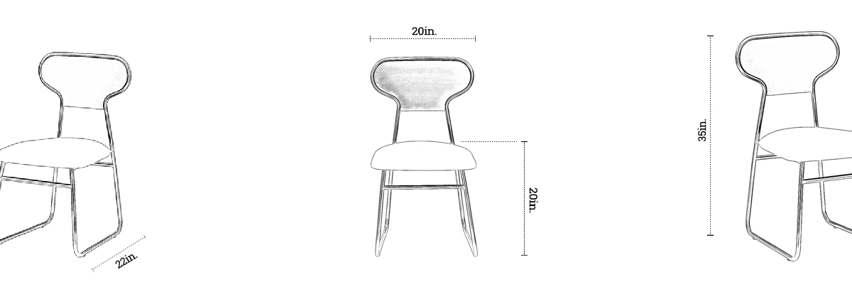 Audrey Chair dimensions