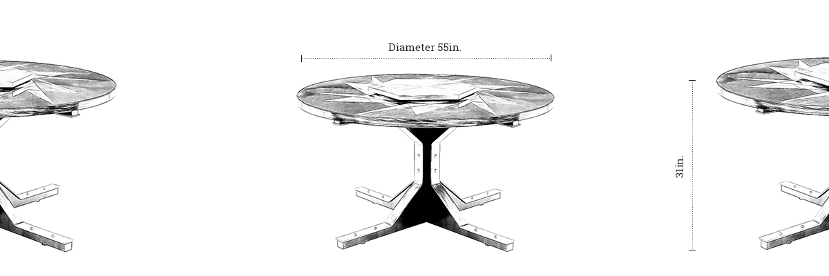 Dwayne Dining Table dimensions