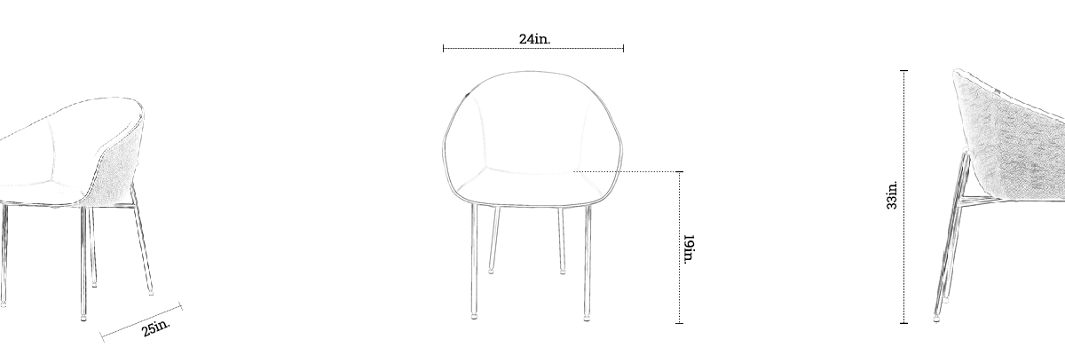 Elixir Chair dimensions