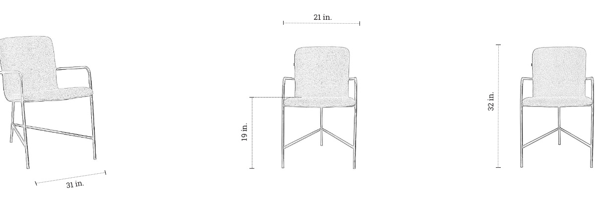 Uptown Chair dimensions