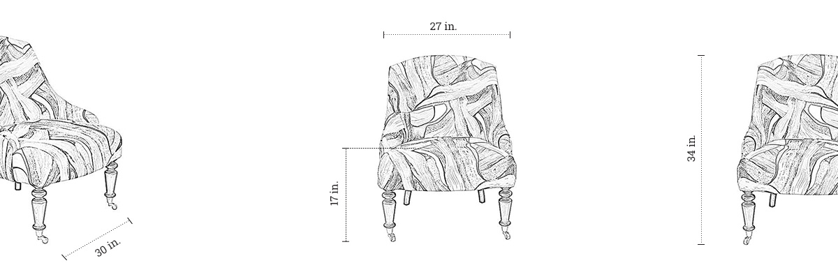 Donna Chair dimensions