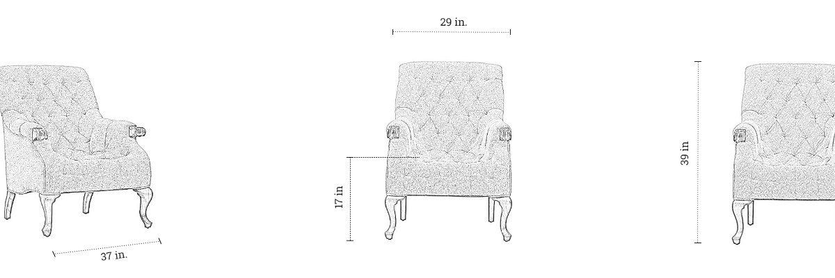 Hazel Chair dimensions