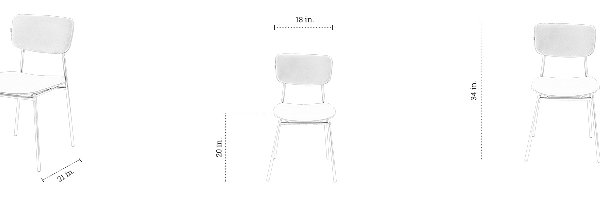Samantha Chair dimensions